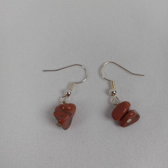Hand Crafted Jewelry - 5/$25 CLEARANCE Red stone chip earrings